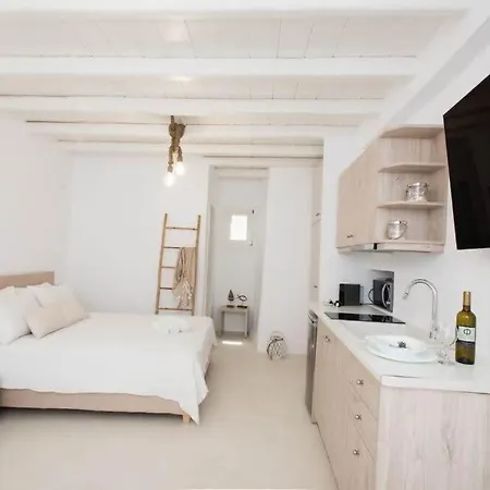 Appartement Romantic Mykonian Oasis With Jacuzzi & Sea View *