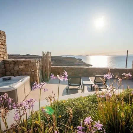 Romantic Mykonian Oasis With Jacuzzi & Sea View * Choulakia