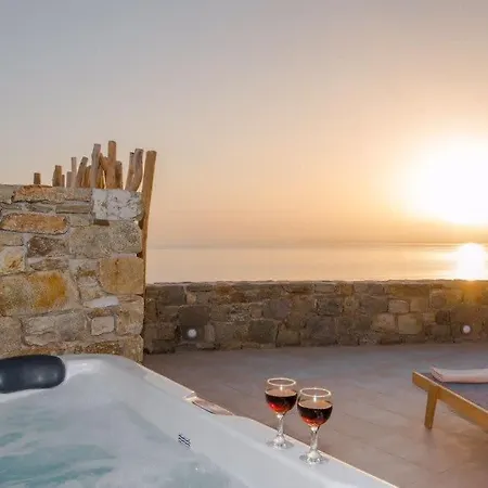 Romantic Mykonian Oasis With Jacuzzi & Sea View Διαμέρισμα Χουλάκια
